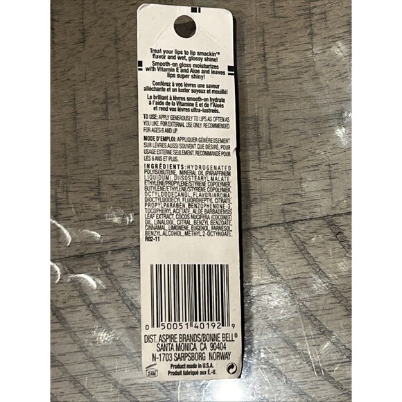 VTG Liquid Lip Smacker Clear Shine Lip Gloss # 192 Strawberry Kiwi Sealed NEW - Picture 2 of 2